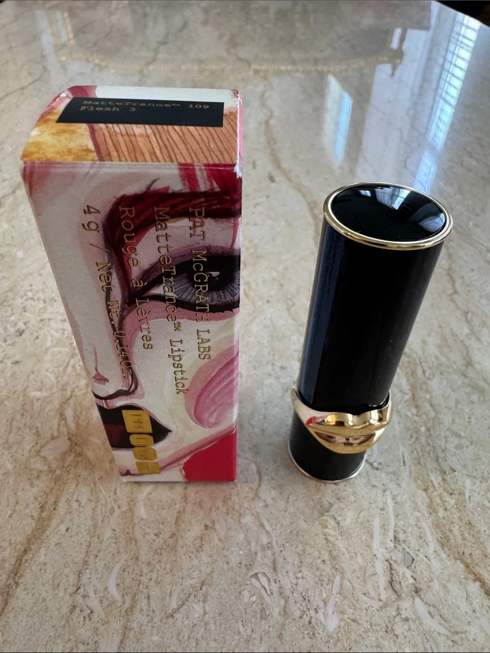 NEW Pat McGrath MatteTrance Lipstick - 109 Flesh 3. Full Size